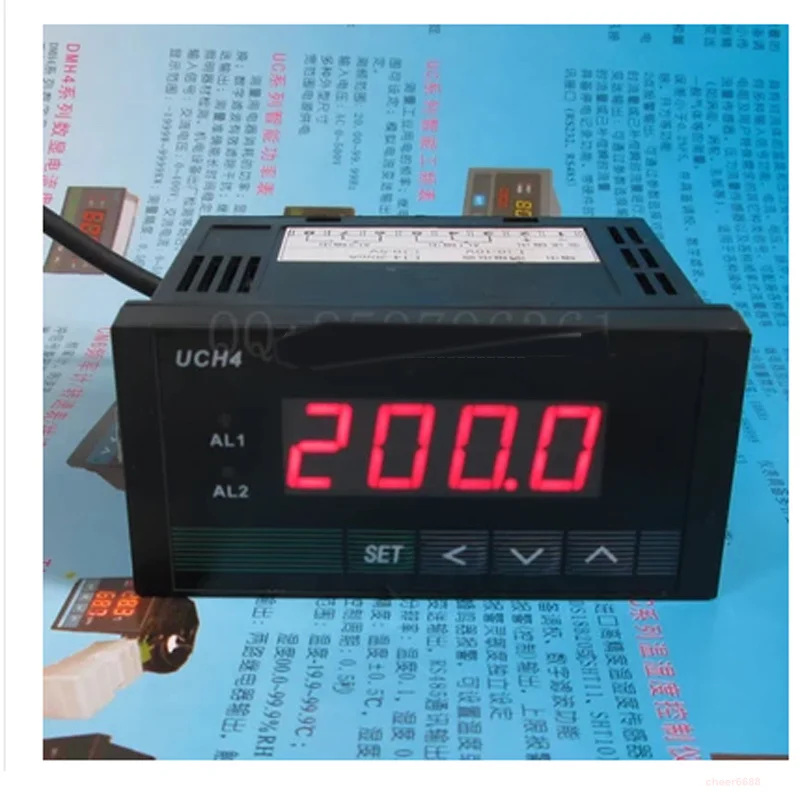 Intelligent digital display DC and AC ammeter with 2 relay output alarm