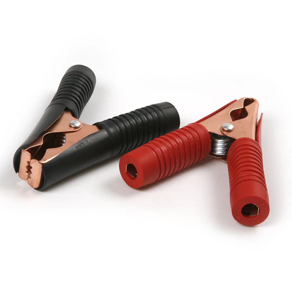Top Quality 2 Pairs Alligator Clip 250V 100A High Power Battery Test