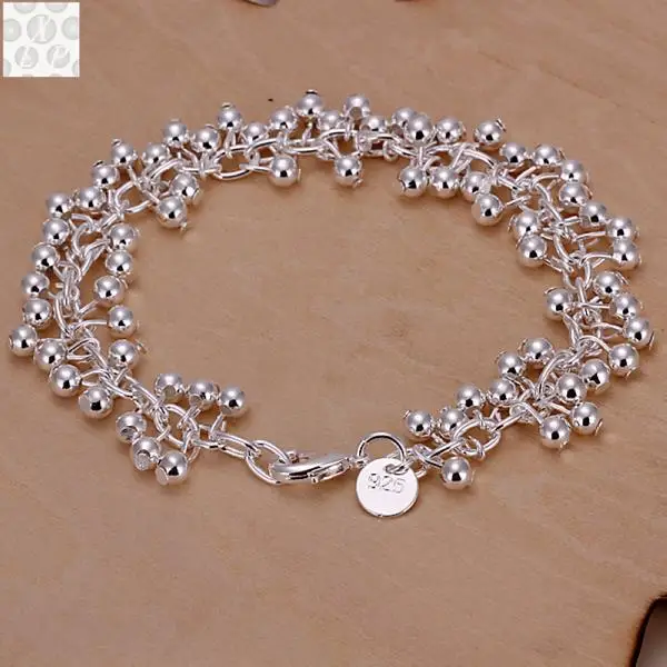 

Wholesale 925 sterling Silver bracelet 2015 Fashion Jewelry bracelets for women Grap