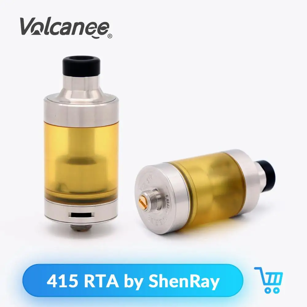 

Volcannne Shenray 415 RTA Atomizer MTL Tank 4.5ml Capacity 22mm Diameter 316 Stainless Steel Vape Tank Electronic Cigarettes