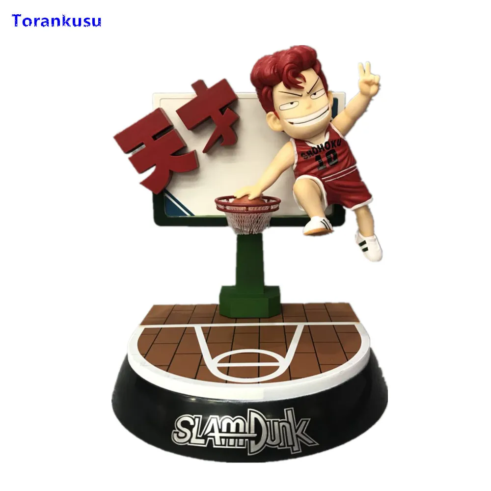 

Slam Dunk Hanamichi Sakuragi Action Figures Red & White Clothes PVC Model Toys For Children Kids Gift Doll Slam Dunk Figure XP