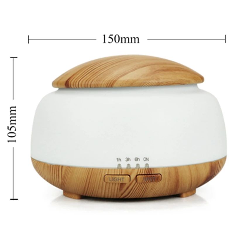 

300Ml Air Humidifier Essential Oil Diffuser Led Aroma Diffuser Aromatherapy Quiet Living Room Office Humidifier With Uk Plug