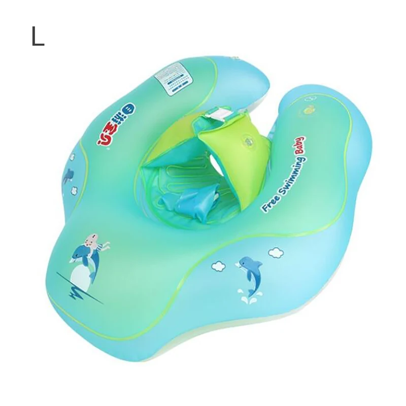Плавательный круг для детей, надувные подмышки, плавающий круг, антиповоротное кольцо с надувным пухом, аксессуары для плавательного бассейна - Цвет: L