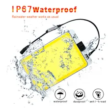 Портативный 46 Вт 4600 люмен светодиодный уличный свет водонепроницаемый IP67 дорожный садовый светильник световая панель прожекторы настенный светильник с дистанционным датчиком