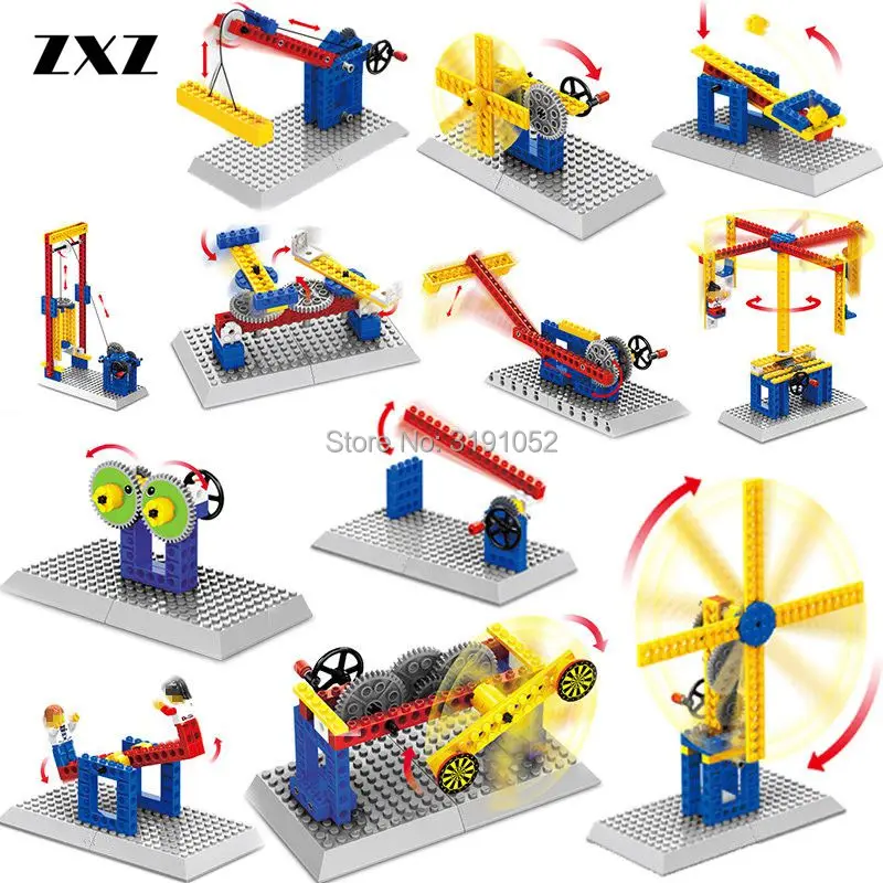 

ZXZ Intelligence Toy Bricks Mechanical Engineering Building Blocks for Kids Educational Toys Compatible With Legoes Technic