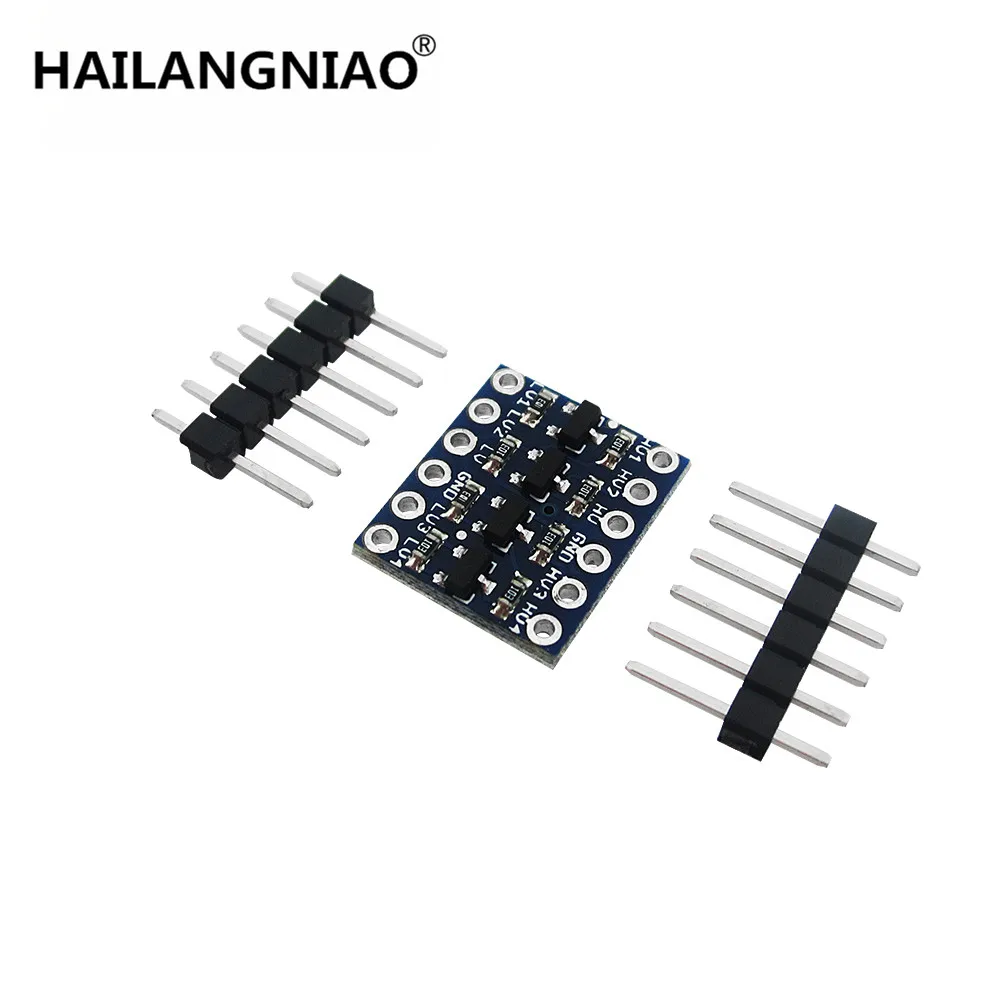 

new! 100pcs/lot 4 channel IIC I2C Logic Level Converter Bi-Directional Module 5V to 3.3V