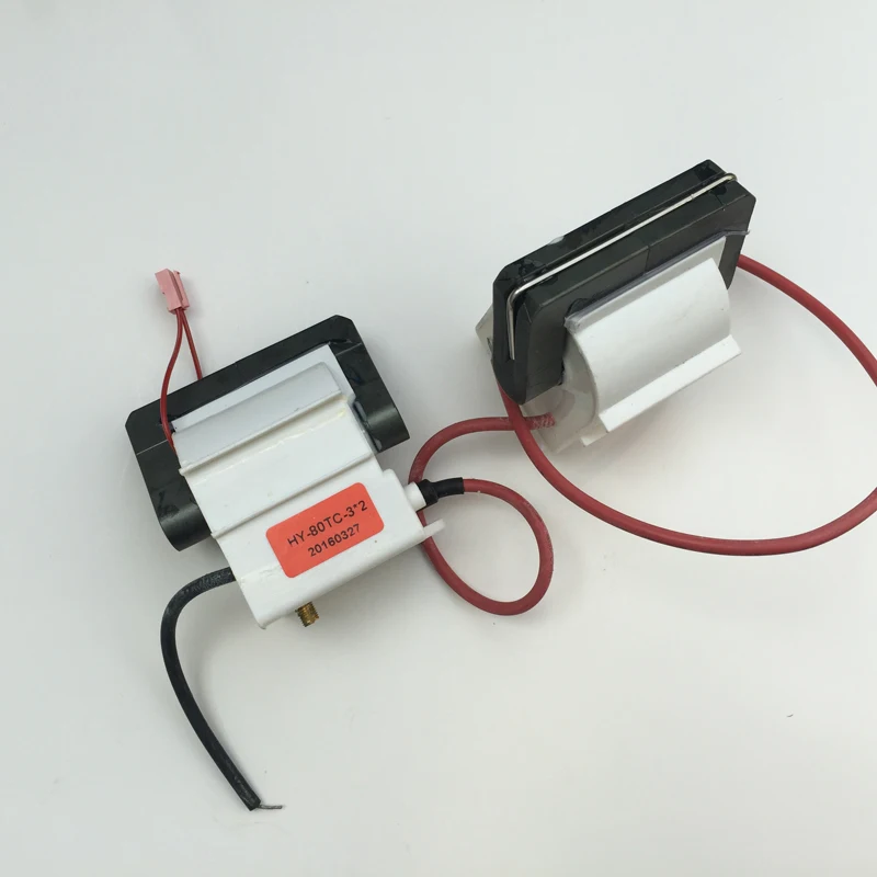 high voltage Hongyuan HY T80 80w flyback transformer for Co2 laser power supply / 80w ignition