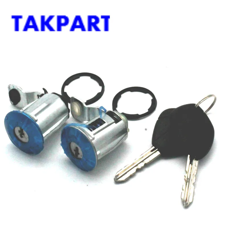 TAKPART цилиндр замка комплект с дверным замком для peugeot Partner, Xsara, Citroen Berlingo 252522, 9170. G3, 9170.CW