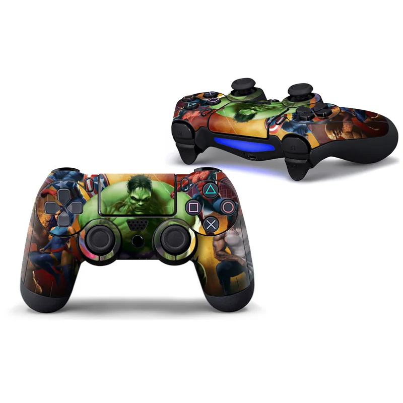 

2pcs Design For Sony Playstation PS4 Controller Skin Sticker For PS4 controller vinyl Skin Cover---0046