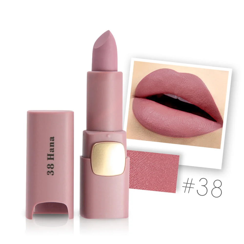 

Miss Rose Brand Matte Lipstick Tint Lips Moisturizing Easy To Wear Makeup Lip Sticks Gloss Lipsticks Cosmetics Batom