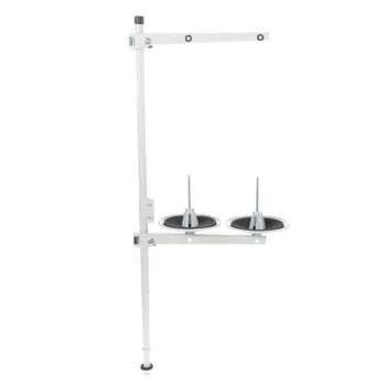 

2 Spools Cone Thread Holder Stand Metal Plastic for Industrial Sewing Machine Thread Embroidery Thread Quilting Rack A-F2