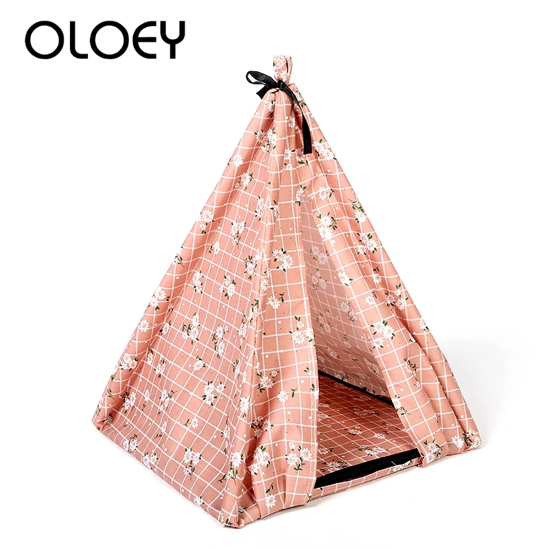 

Original Folding Pet Tent Dog Kennel Dog Cat House Tent Easy Operation Dog Fence Gate Puppy Bed Mat Indoor Outdoor Travel Supply