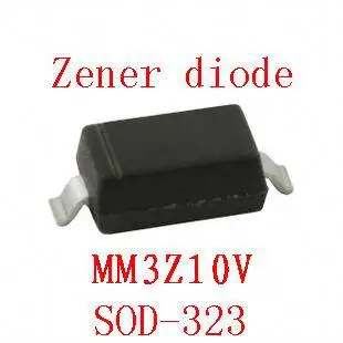 

0805 smd zener diode sod-323 MM3Z10V 100pcs