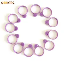 OBRKING 12 шт. силиконовый кондитерский мешок галстук уплотнение круглые клипсы глазурь мешок пряжка ремень торт выпечки украшения инструменты