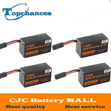 4X High Capacity 2000mAh 11.1V 20C 22.2Wh Powerful Li-Polymer Battery For Parrot AR.Drone2.0 Quadcopter