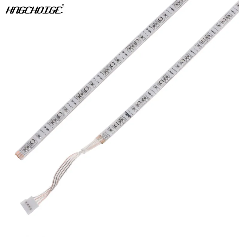 Светодиодная ленсветильник HNGCHOIGE 1 пара 65 см x 2 RGB SMD3528 лента s USB светящаяся цветная