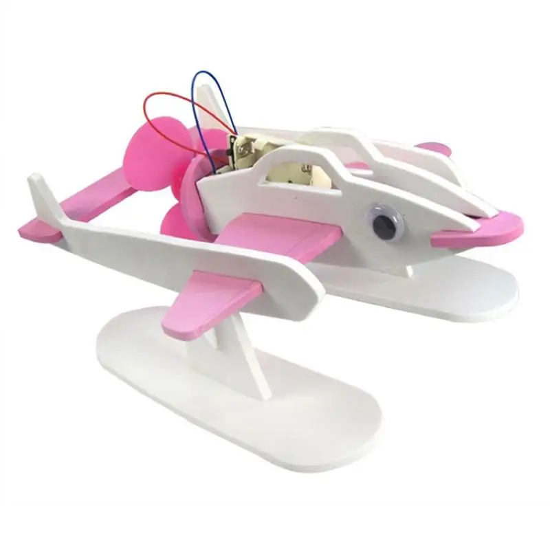 

Air Power Flying Fish Robot Ship Assemble Toy Science Experiment Education Model