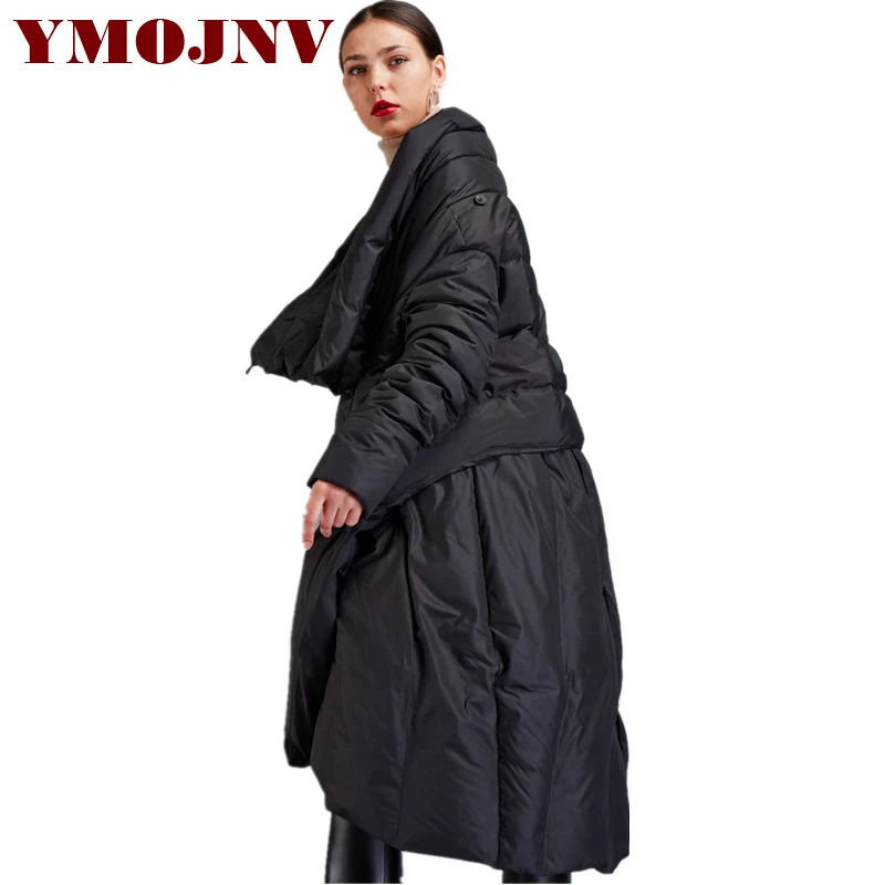 Новое поступление 2019 женские зимние куртки YMOJNV накидка парка женская утепленная