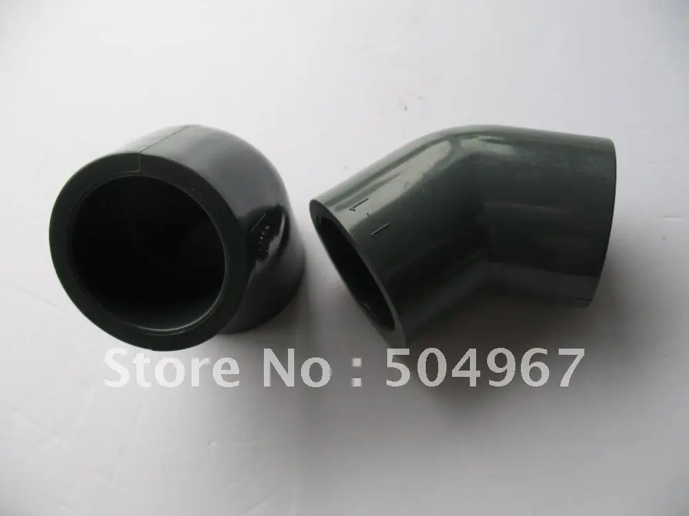 retails and wholesale pvc pipe fitting/45 degree elbow 2" DN50 DIN