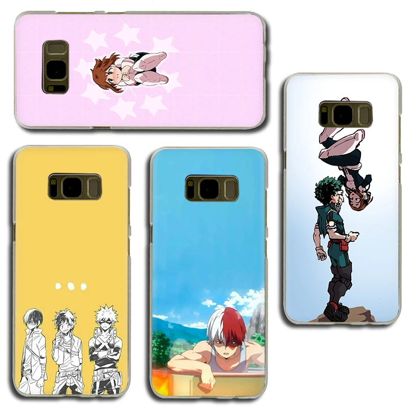 Твердый чехол для телефона My hero моя геройская Академия Samsung S6 S7 Edge S8 S9 S10 Plus S10e Note 8 9