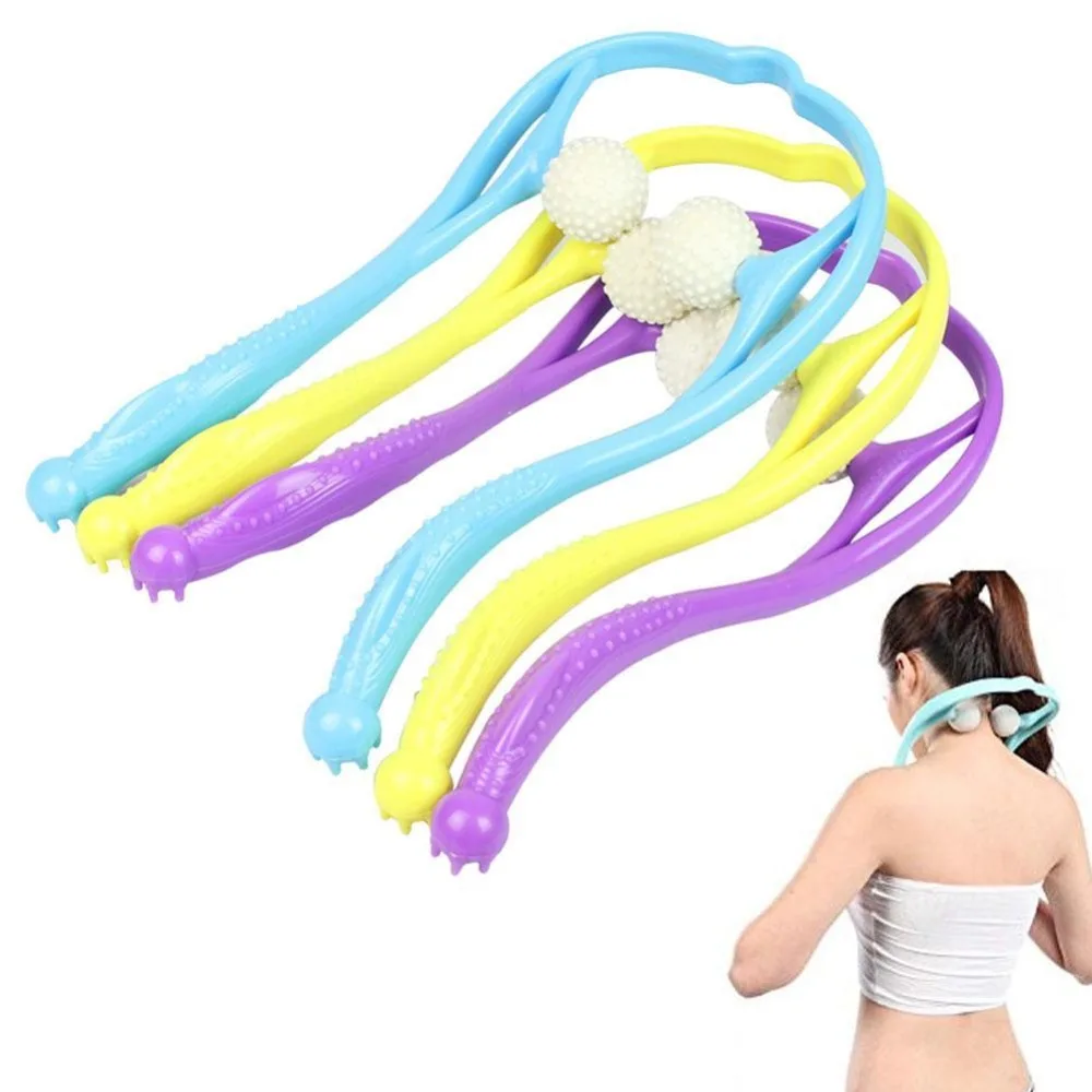 Therapy Neck Massager Neck and Shoulder Trigger Point Self Massage Tool