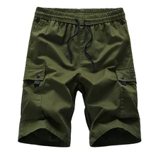 DAVYDAISY новые высококачественные летние мужские шорты Карго повседневные эластичные брюки талия Свободное длинное платье с длинными рукавами брюки DT100