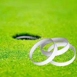 3 шт. белая подкладка для гольфа с зеленым отверстием чашки кольцо тренировочный аксессуар 11 см диаметр