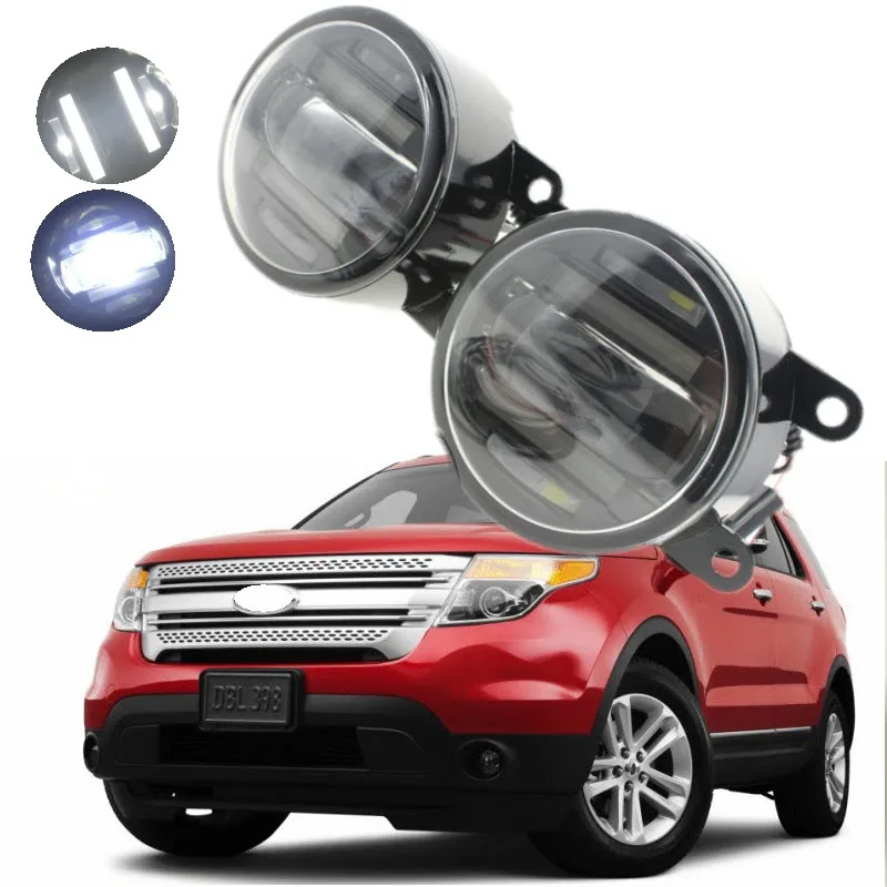 For Ford Explorer 2011 2012 2013 2014 2015 2 in 1 18W LED Fog Lights
