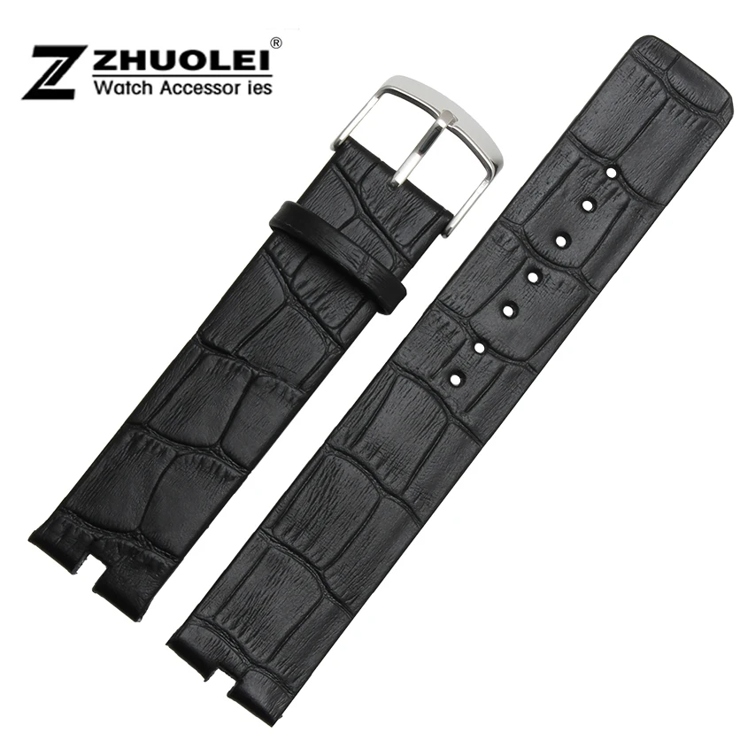

Watch band 22mm New Mens Genuine Leather Watchbands Bracelet for Moto 360 Smart Watch Band Moto360