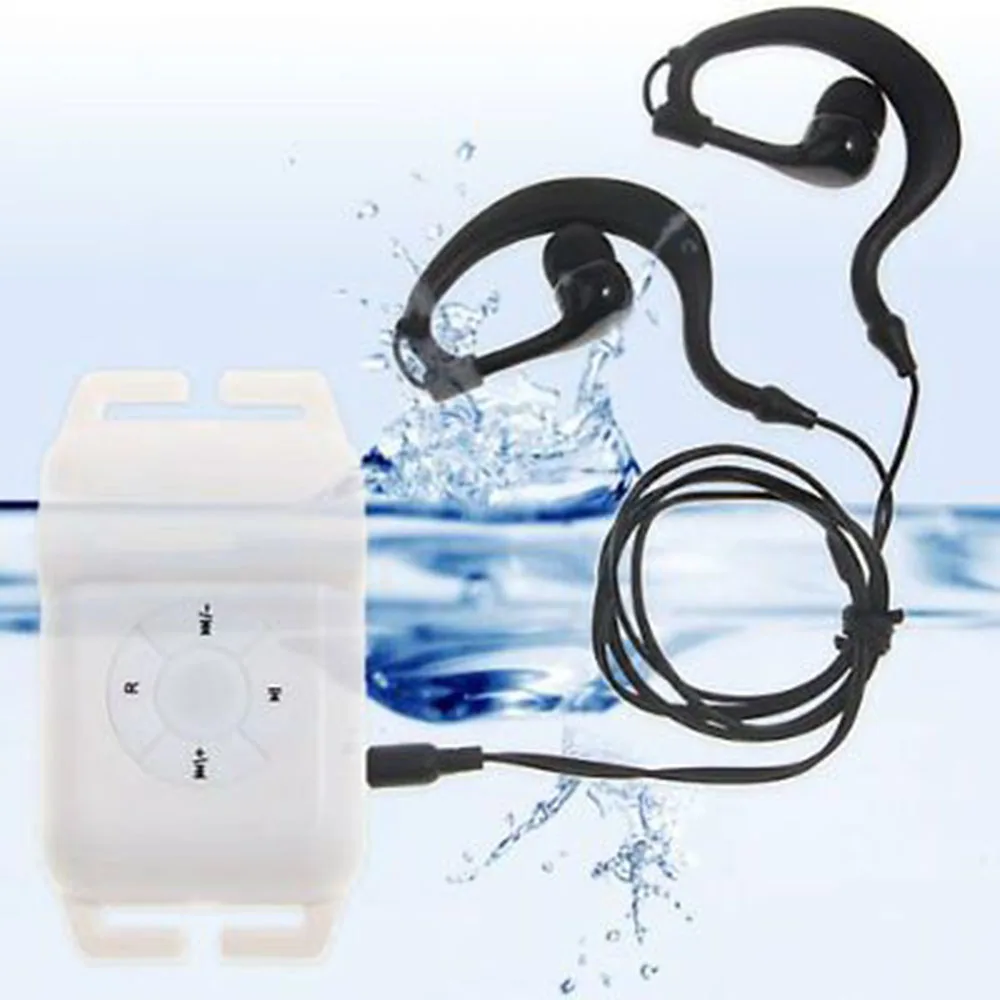 003 IPX8 Waterproof MP3 4GB/8GB Music Player FM Radio Swimming Running Surfing SPA Underwater Playing Songs MP3 Player