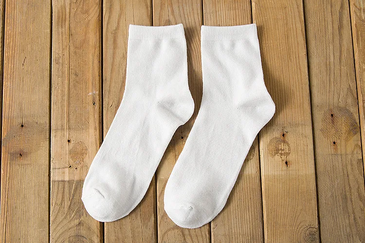 Модные новые 5 пар для мужчин носки для девочек супер хорошее качество хлопок повседневное дышащие Классические однотонные