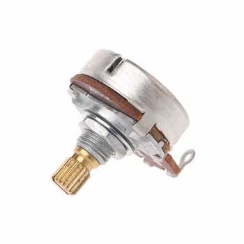 

A250K Brass Short Split Shaft Audio Potentiometer For Electric Guitar Bass M11