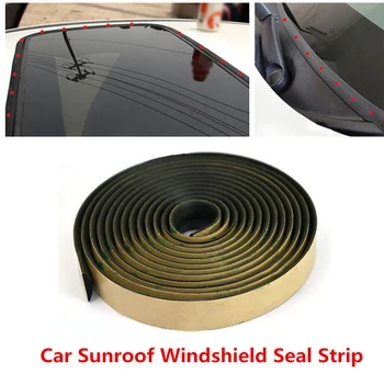 

5M Universal Car Weatherstrip Car Door Seal Strip Front Rear Windshield Sunroof Weatherstrip Edge Protector Trim Rubber Strip