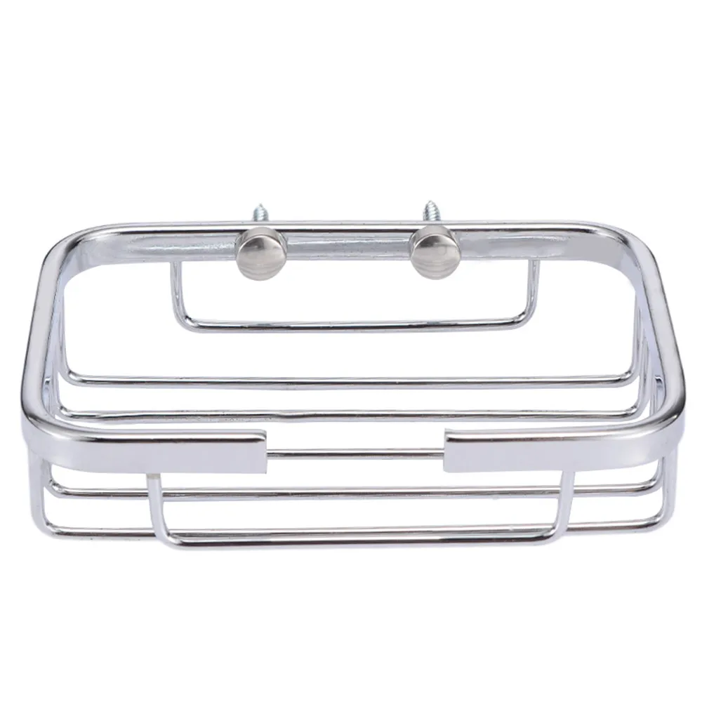 

Stainless Steel Wall Mounted Shower Soap Holder Bathroom Storage Box Container Soap Dish Basket Tray Rack 130*90*40mm