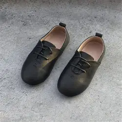 Новые детские пояса из натуральной кожи черный модельные туфли для мальчика обувь для девочек белые туфли на плоской подошве с удобной
