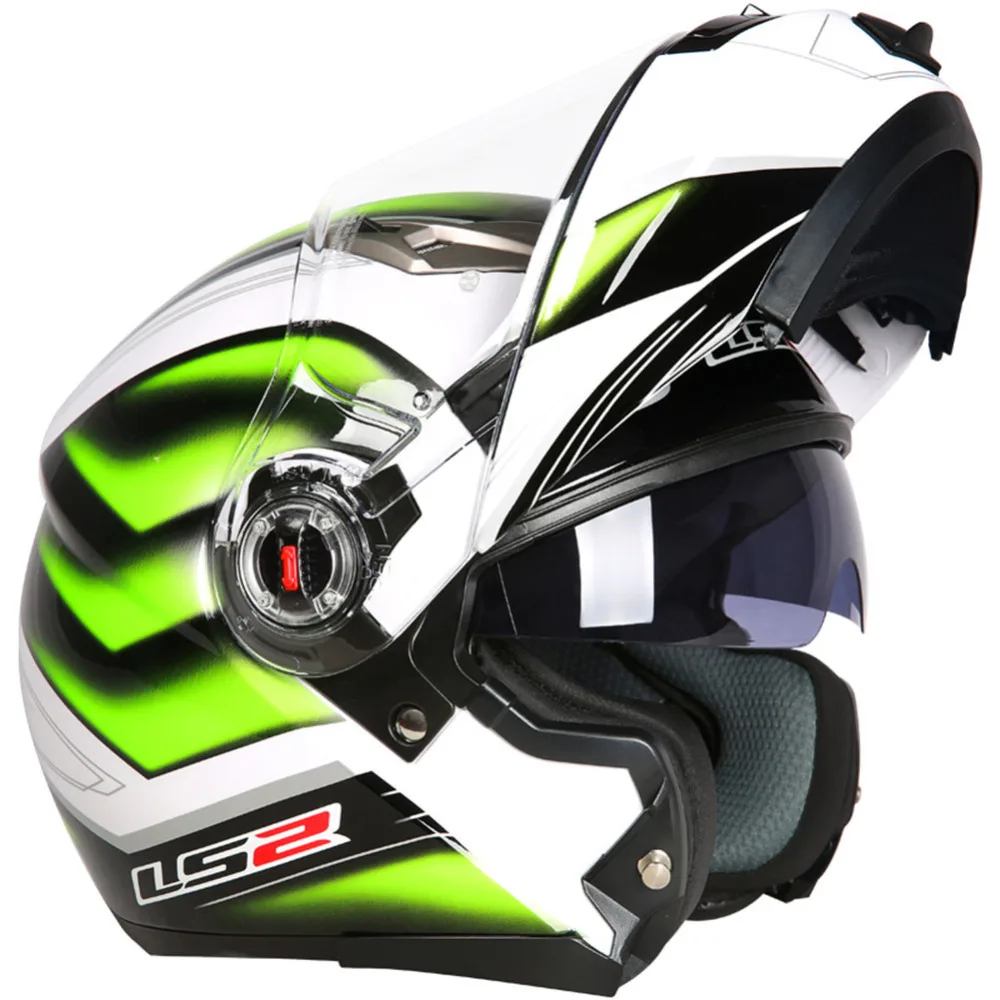 LS2 откидной мотоциклетный шлем с полным лицом модульный Casco Capacete открытый мото