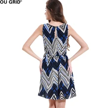 Vintage Print Summer Dress Women Hollow Out Patchwork Sexy V-neck Slim Elegant Off Shoulder A-line Casual Dresses