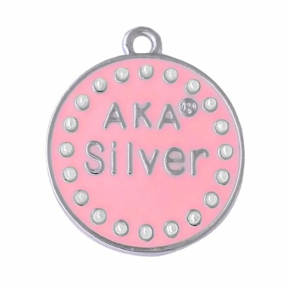 

AKA Golden Aka silver charm love me greek white pearl aka sorority pendant love me greek society necklace bracelet accessory