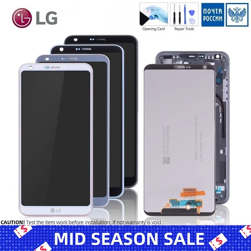 

Original Display For LG G6 LCD Display Touch Screen Digitizer For LG G6 H870 H872 LCD Display Screen Assembly Replacement Parts