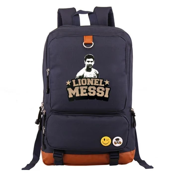 

Logo Messi Casual Backpack for Women Men Teenagers Argentina Bacelona Students School Travel Casual Laptop Bag