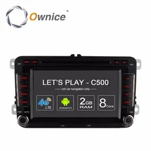 Ownice Android Car DVD Multimedia Video Player For Volkswagen Passat POLO GOLF Skoda Seat Leon GPS Navigation 4G LTE Network