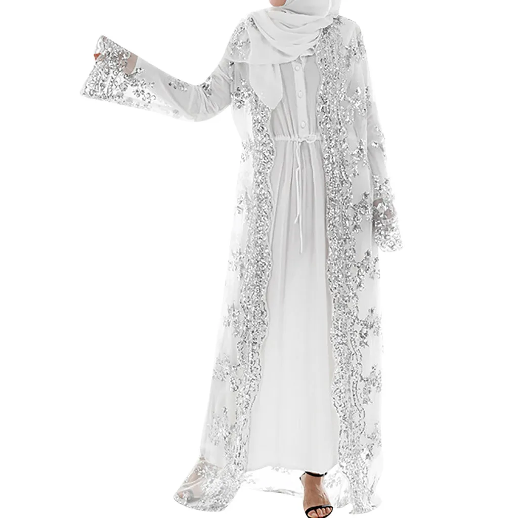 

Cothes Muslim Abaya Women Muslim Kaftan Dress Modest Kimono Open Abaya Islamic Turkish Long Dresses casual Muslimah abaya dubai