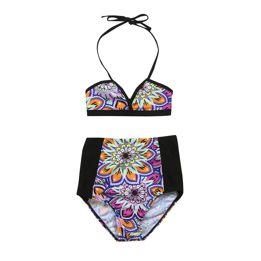 

ARLONEET 2019 Baby Girls Floral Swimsuit Bathing Bikini Set Swimwear Clothes Outfits Swimsuit Drop Shipping 4 to 10 Years 30S413