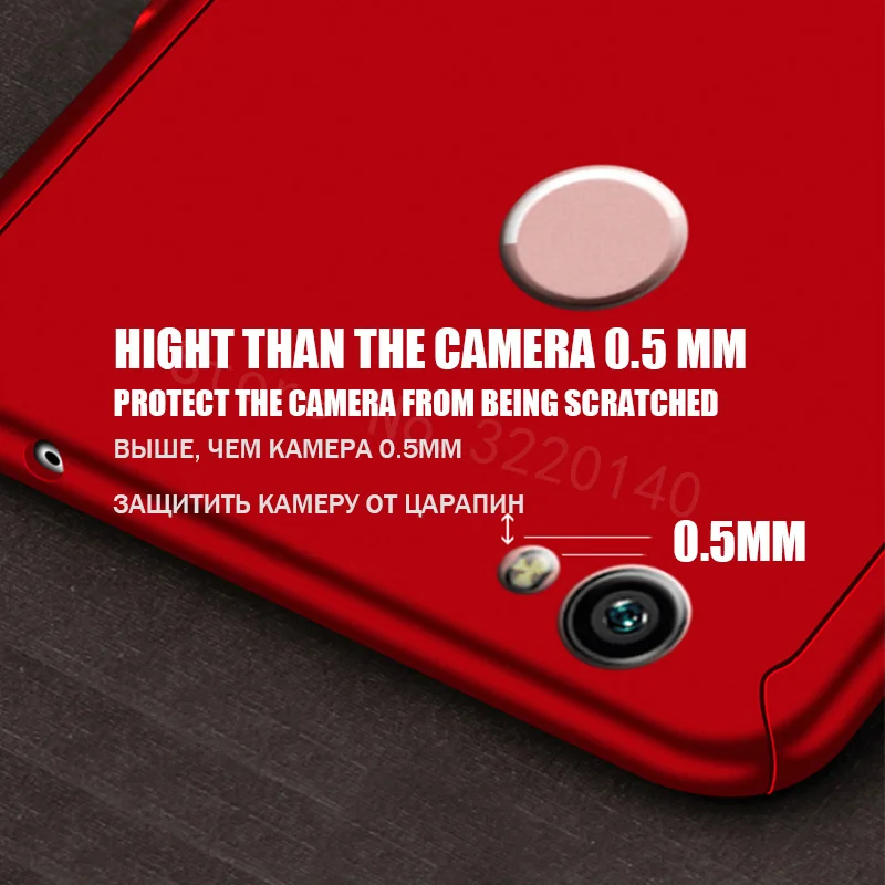 360 Full PC Protect Cover For Huawei P8 Lite 2017 Case For honor 8 lite Luxury Phone Case For Huawei P10 Lite P9 With Glass Film5