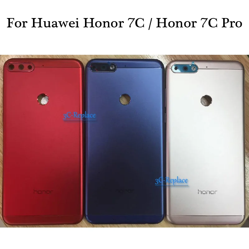 Высокое качество, 6,0 дюйма, для huawei honor 7C LND-AL30/honor 7c pro LND-L29, задняя крышка для батареи, корпус, чехол, запчасти для заднего стекла