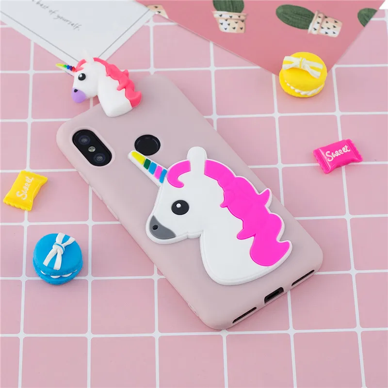 Для xiaomi mi a2 lite чехол для Coque xiaomi mi A2 Lite Xio mi A1 A2 A 2 lite чехол 3D единорог панда кукла мягкий чехол для телефона s