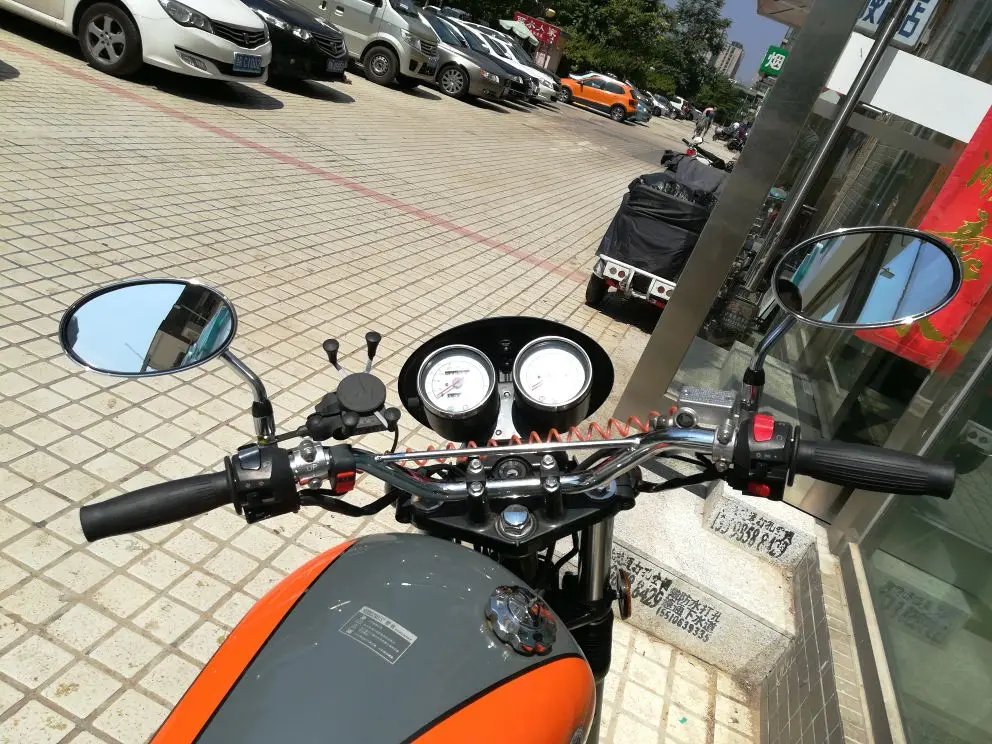 Хромированное Ретро Зеркало, мотоциклетное зеркало заднего вида, винтажное M10, серебряное покрытие, для скутера, барона, BMS, кафе, гонщика, VESPA, Ретро Зеркало