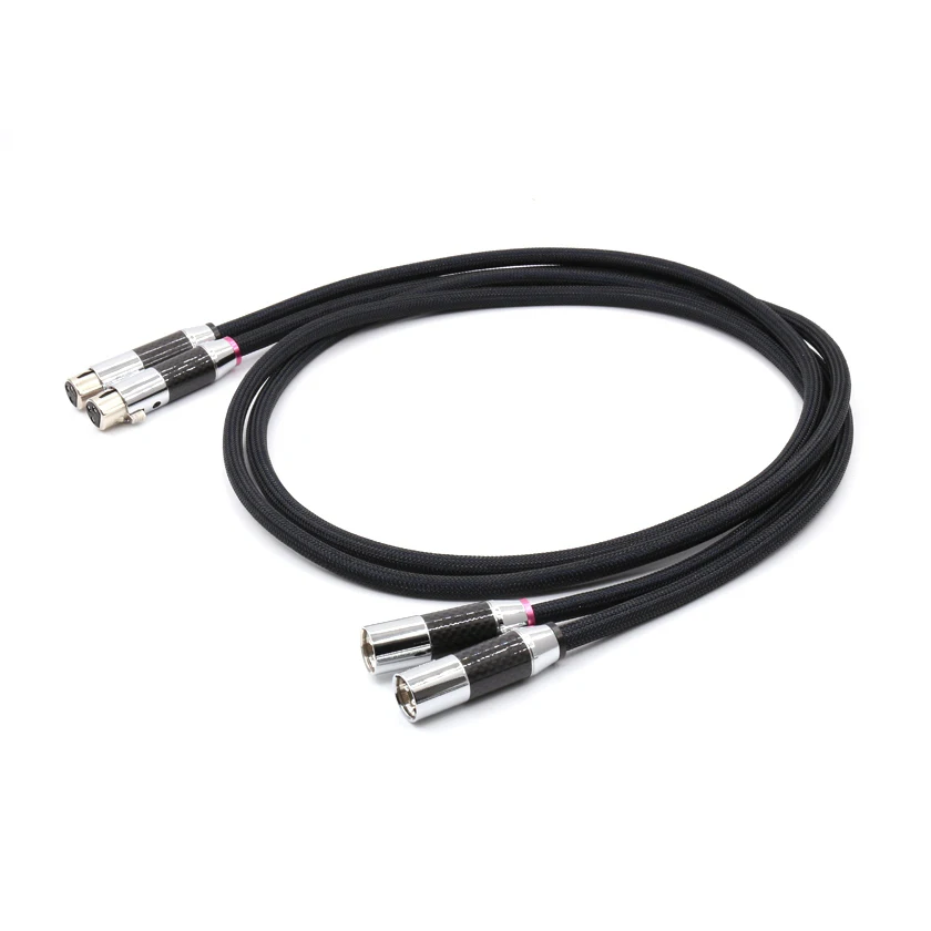 Пара высококачественных медных балансирующих аудиокабелей HIFI XLR кабель с