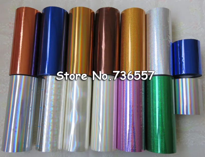 Folha de Carimbo Quente da Folha Stamping em Papel Cor de Areia de Prata Holográfica Plástico cm x 120 m Hot ou 16 3 Folha de carimbo quente da folha Holográfica