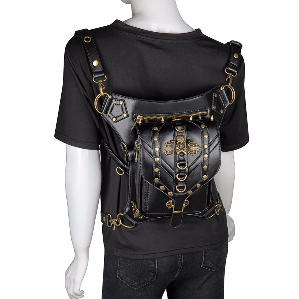 Сумка GearDukesteampunk Женская на пояс Готическая Сумочка винтажная миниатюрная